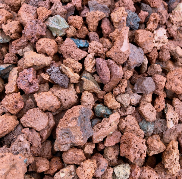 red lava gravel