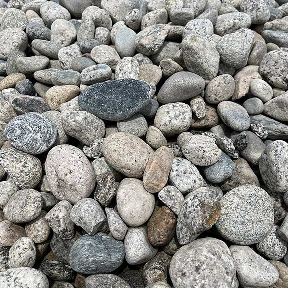 salt and pepper rounds gravel
