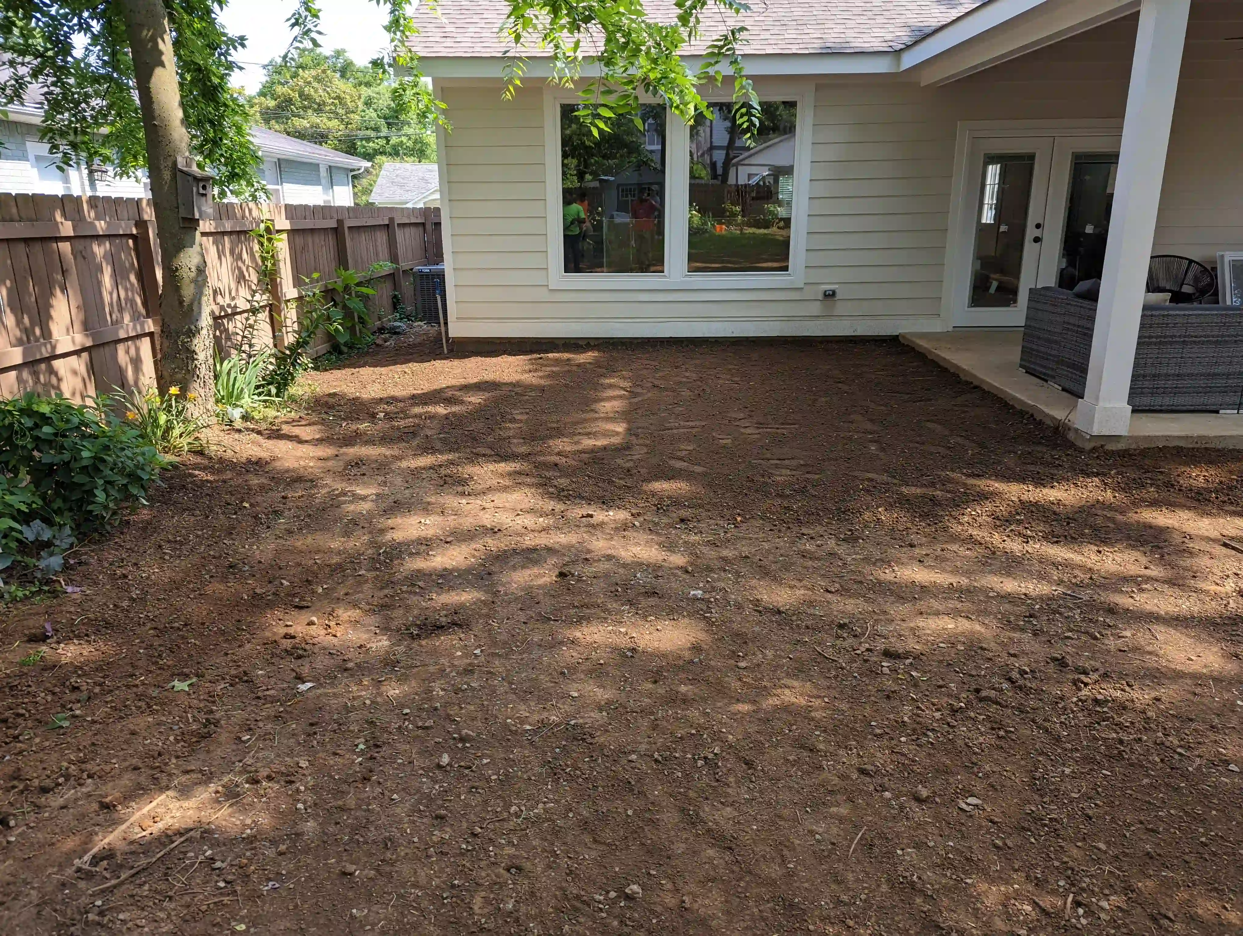 Landscape drainage system with corrugated piping