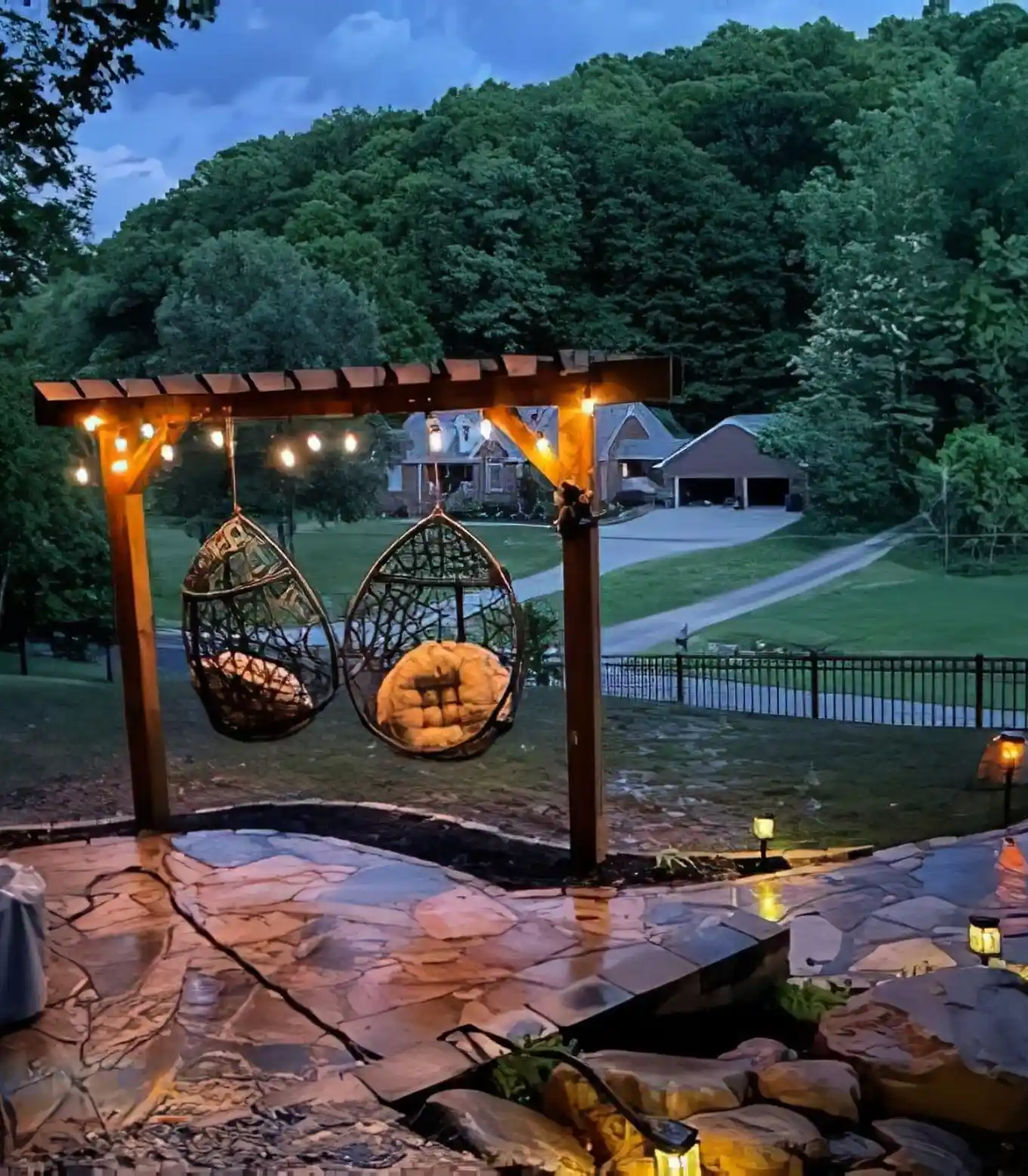 outdoor hangout area